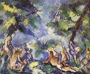 Bath nine women who, Paul Cezanne